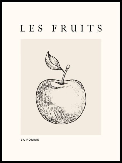 Les Fruits - Kunstplakat - Plakatbar.no