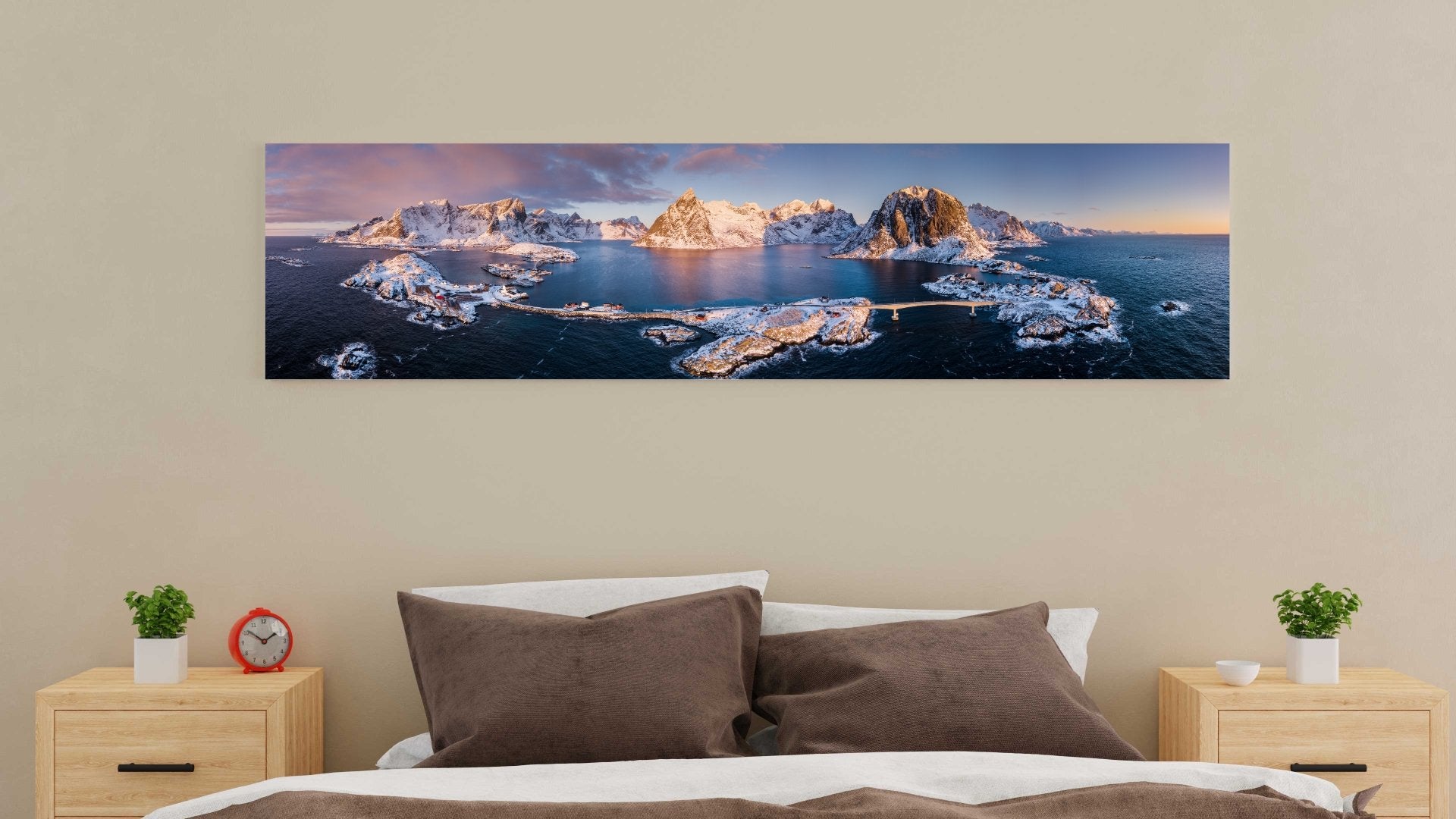 Lofoten - panorama lerret - Plakatbar.no