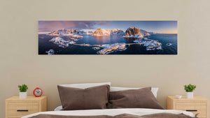 Lofoten - panorama lerret - Plakatbar.no