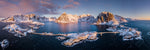 Lofoten - panorama lerret - Plakatbar.no