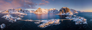 Lofoten - panorama lerret - Plakatbar.no