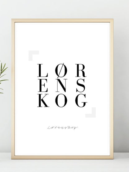 Lørenskog - Plakat - Plakatbar.no
