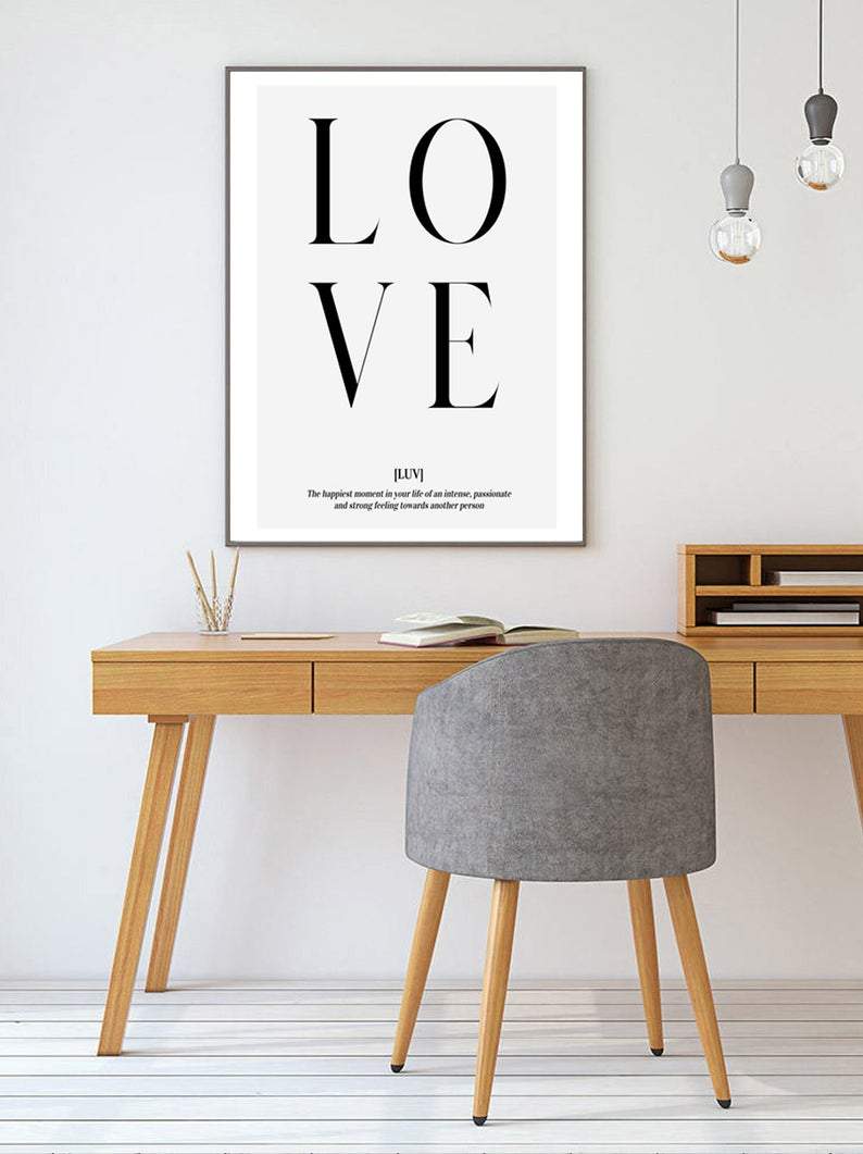 Love - Definisjonsplakat - Plakatbar.no