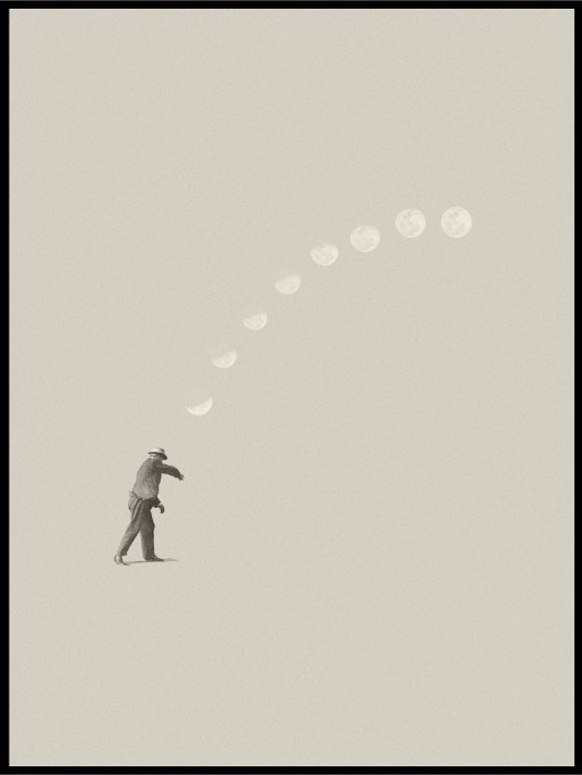 Lucky Shot Plakat eller Lerret - Plakatbar.no