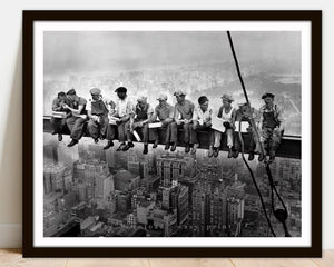 Lunch atop a Skyscraper - Plakat eller lerret - Plakatbar.no