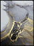 Luxury abstract fluid black and gold - Poster - Plakatbar.no