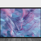 Luxury Bird Feathers Coral Pink Poster - Plakatbar.no