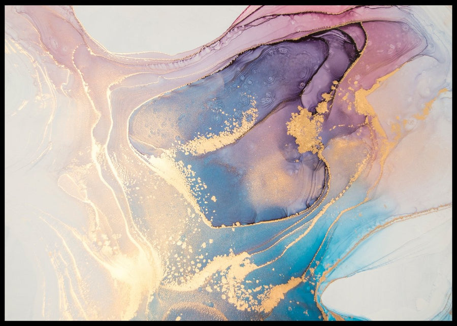 Luxury Fluid Art Painting Poster