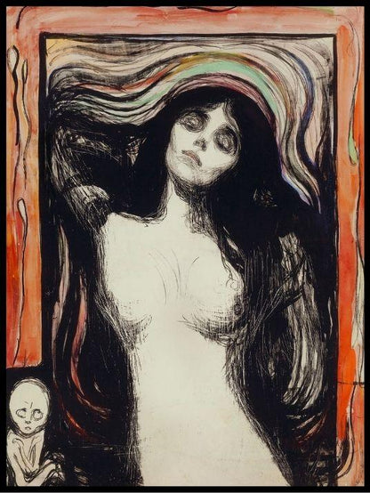 Madonna, Edvard Munch- Plakat - Plakatbar.no