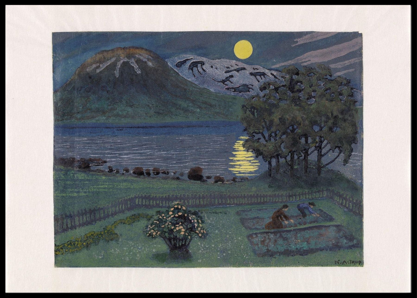 Mai måne, Nikolai Astrup - Plakatbar.no