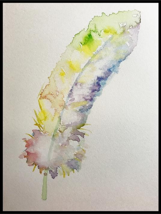 Malt fjær poster - Plakatbar.no