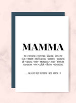 Mamma kort - Plakatbar.no
