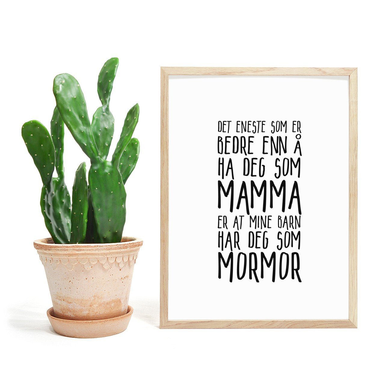 Mamma og Mormor poster. Koselig plakat som skaper god stemning - Plakatbar.no