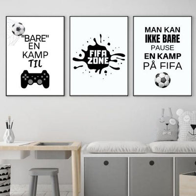 Man kan ikke bare pause - Fifaplakat - Plakatbar.no