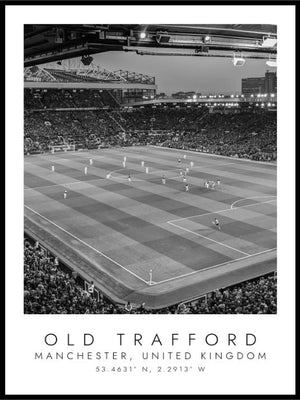 Manchester United Poster - Old Trafford - Plakatbar.no