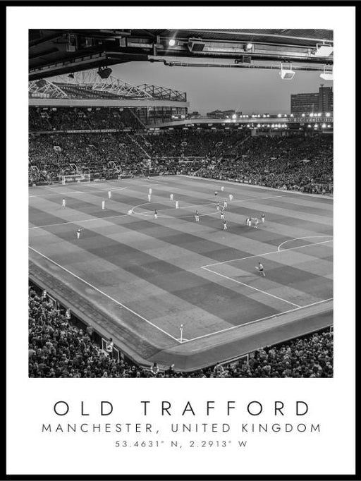 Manchester United Poster - Old Trafford - Plakatbar.no