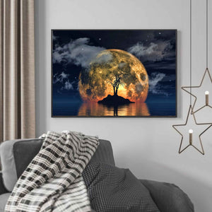 Månen og treet - Plakat - Plakatbar.no