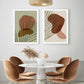 Marble Brown Abstract Poster 01 - Plakatbar.no