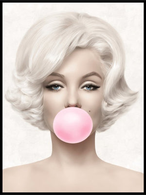 Marilyn Monroe - Bubble Gum Plakat