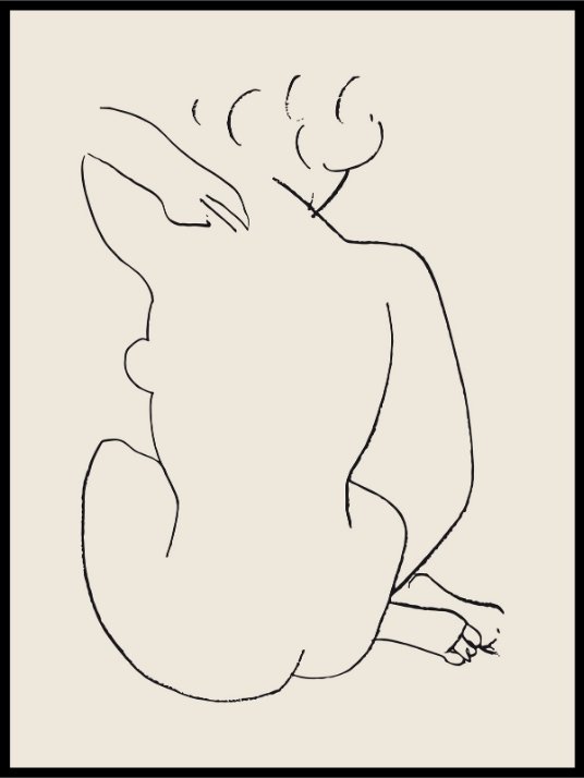 Matisse Abstract Woman - Plakat - Plakatbar.no