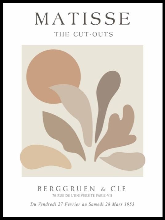 Matisse Beige Poster 02 - Plakatbar.no