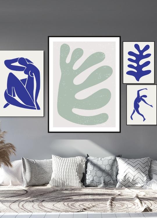 Matisse Blue 1 - Plakatbar.no