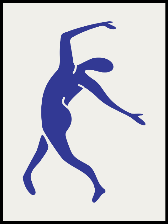 Matisse Blue 1 - Plakatbar.no