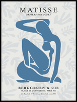 Matisse Blue Figure 02 - Plakat - Plakatbar.no