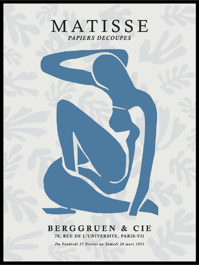 Matisse Blue Figure 02 - Plakat - Plakatbar.no