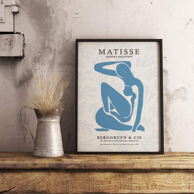 Matisse Blue Figure 02 - Plakat - Plakatbar.no