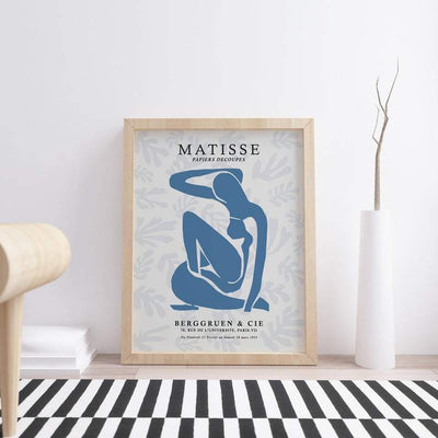 Matisse Blue Figure 02 - Plakat - Plakatbar.no