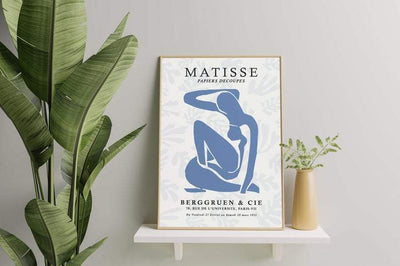 Matisse Blue Figure 02 - Plakat - Plakatbar.no