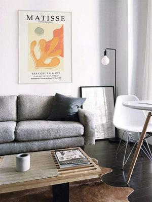 Matisse Cut Out Poster - Papiers Red - Plakatbar.no