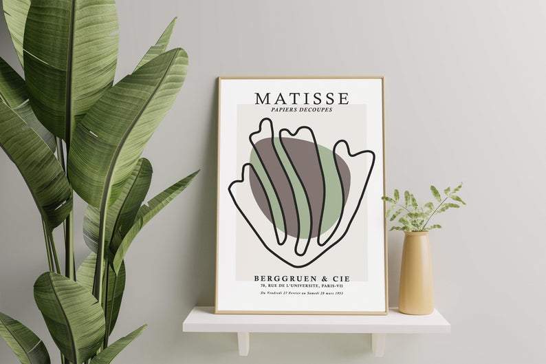 Matisse Cutout Poster - Papiers Découpés 01 - Plakatbar.no