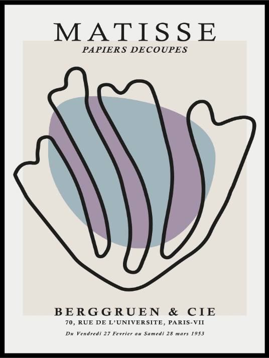 Matisse Cutout Poster - Papiers Découpés 02