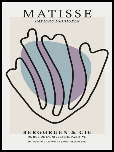 Matisse Cutout Poster - Papiers Découpés 02 - Plakatbar.no