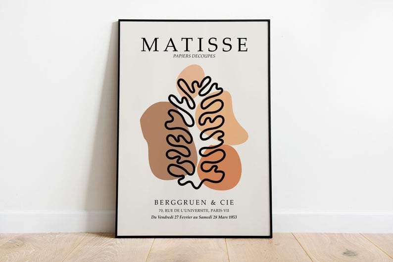 Matisse CutOuts Terracotta Poster - Plakatbar.no