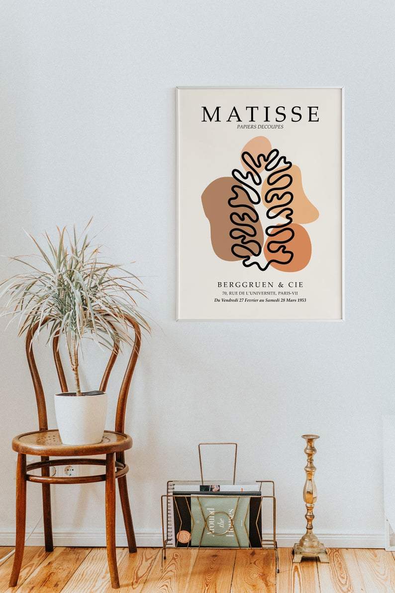 Matisse CutOuts Terracotta Poster - Plakatbar.no