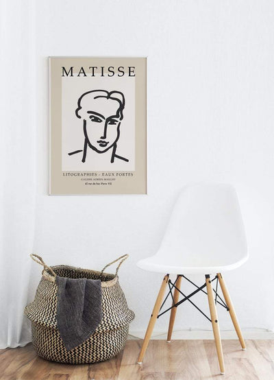 Matisse Exhibition Man Poster - Plakatbar.no
