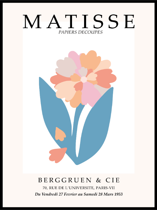Matisse Flower Poster