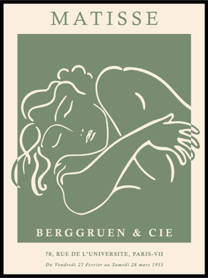 Matisse Nude Orange Woman - Plakat - Plakatbar.no