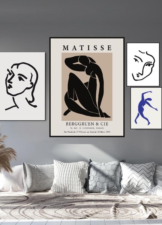 Matisse Papiers Découpés 02 - Plakat - Plakatbar.no