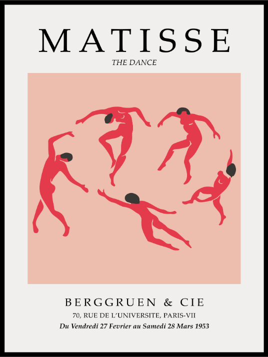 Matisse Pink Dance Poster