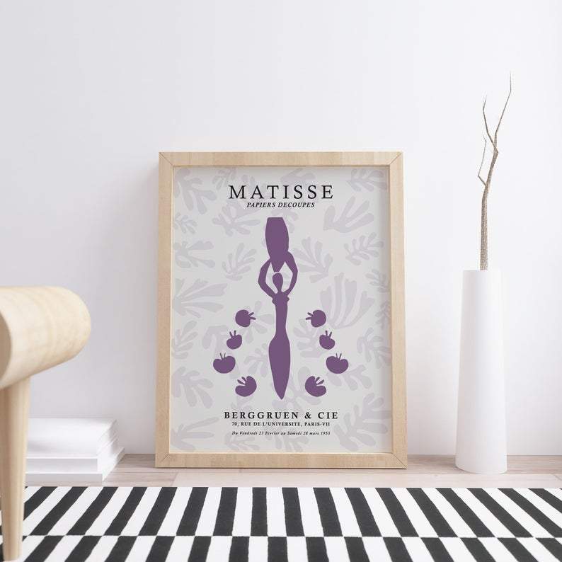 Matisse Purple Figure - Plakat - Plakatbar.no
