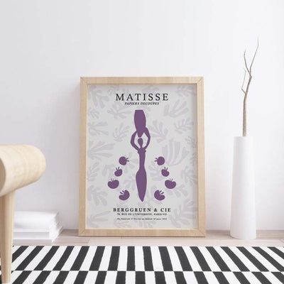 Matisse Purple Figure - Plakat - Plakatbar.no