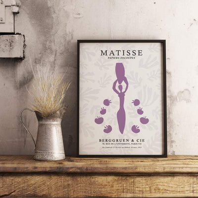 Matisse Purple Figure - Plakat - Plakatbar.no