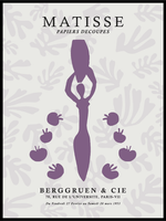 Matisse Purple Figure - Plakat - Plakatbar.no