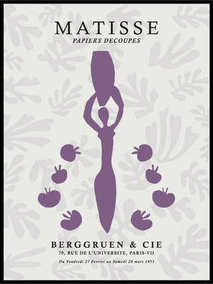 Matisse Purple Figure - Plakat - Plakatbar.no