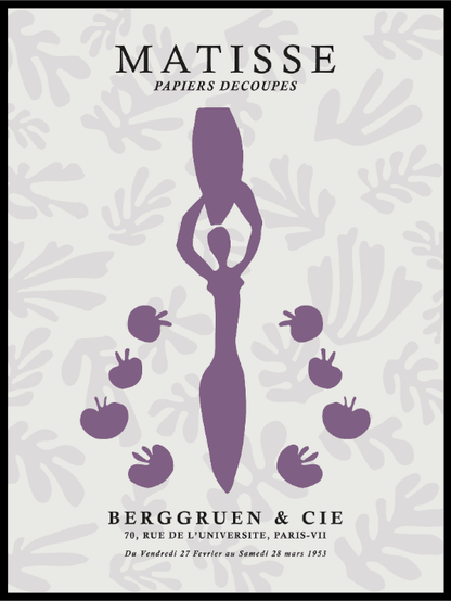 Matisse Purple Figure - Plakat - Plakatbar.no