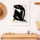 Matisse - Sort kvinne plakat - Plakatbar.no